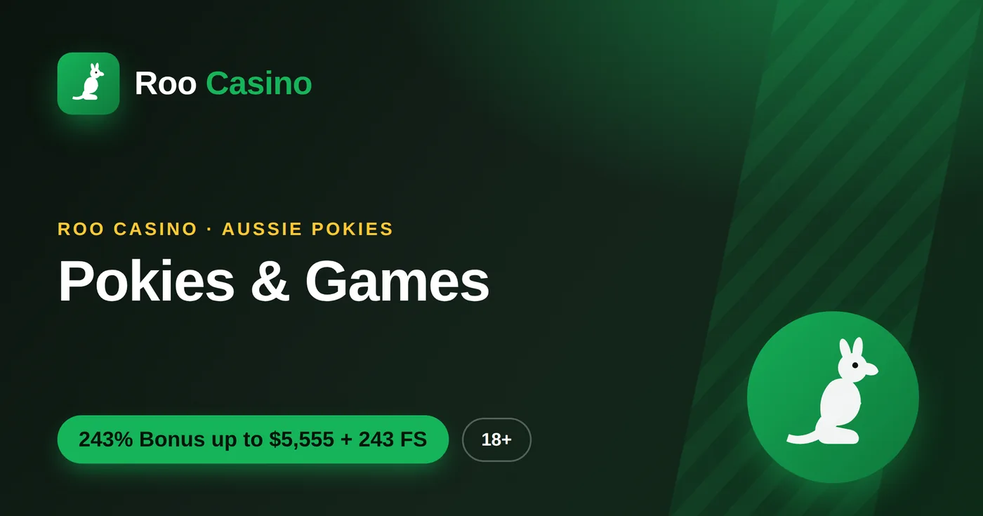 Roo Casino pokies and games